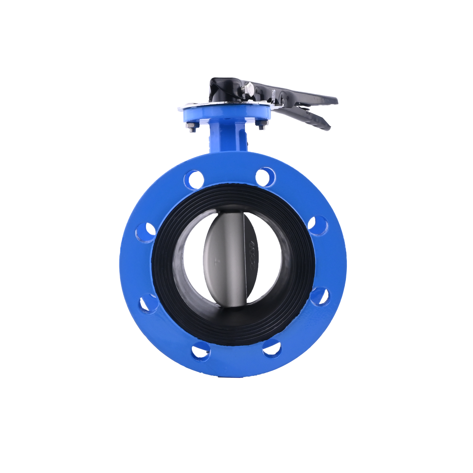 手柄法蘭蝶閥D41X-16Q正面圖片